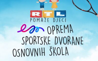 RTL pomaže djeci – oprema sportske dvorane