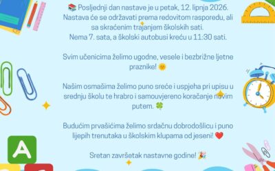 Kraj nastavne godine